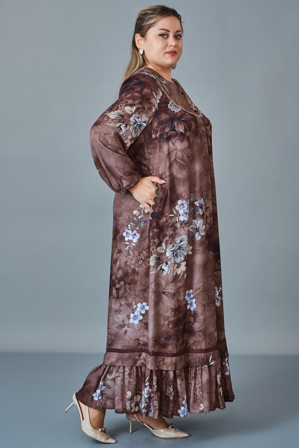 Gumanize - Extended Plus Size Dress (GMZ2027-64-8517) - 8690200255885