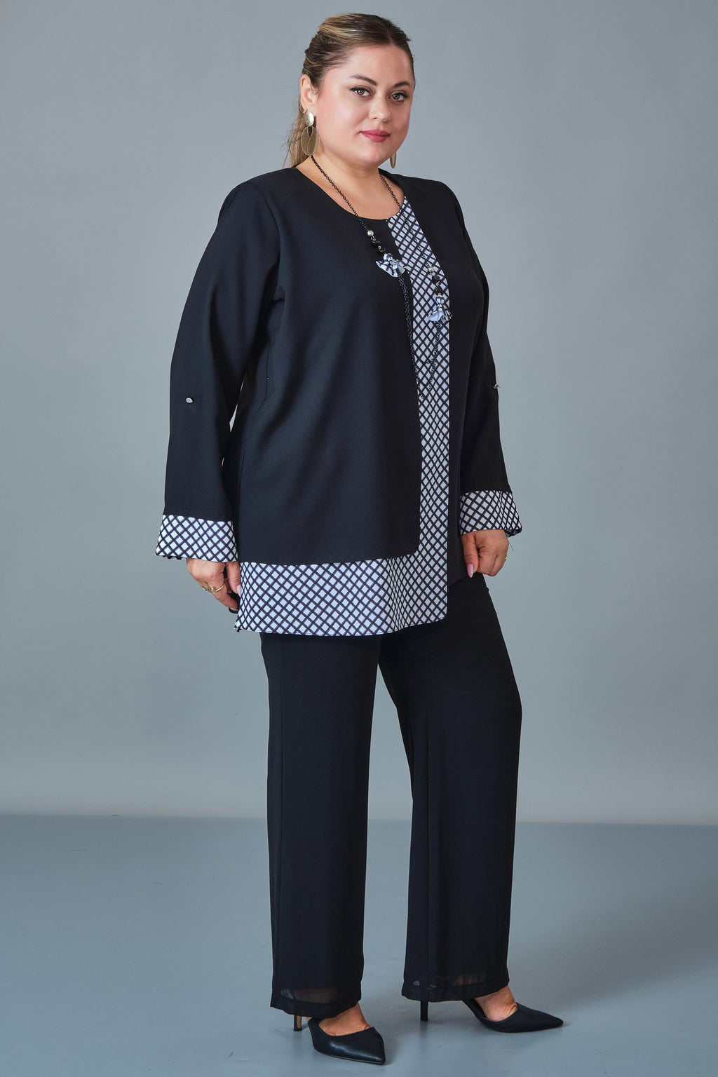 Kifayet - Plus Size Tunic (KFT27K18804) - 8690200255939
