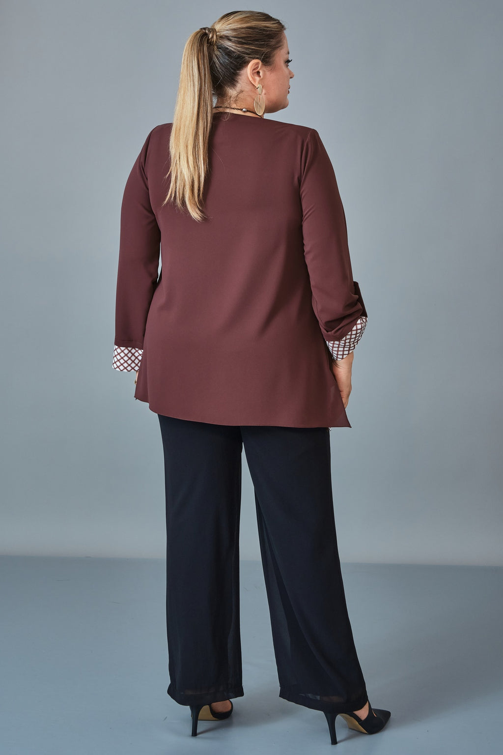 Kifayet - Plus Size Tunic (KFT27K18804) - 8690200255953