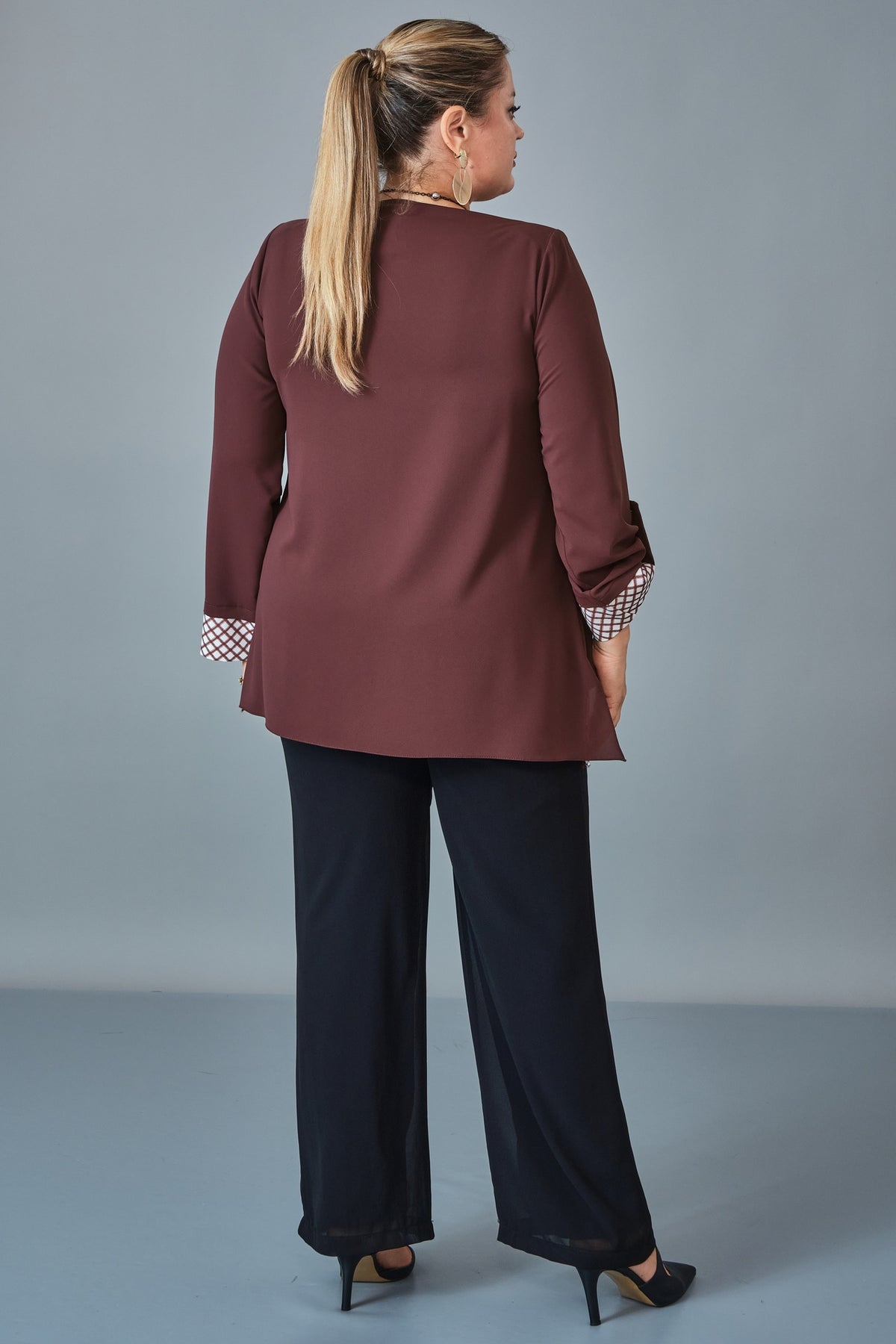 Kifayet - Plus Size Tunic (KFT27K18804) - 8690200255953