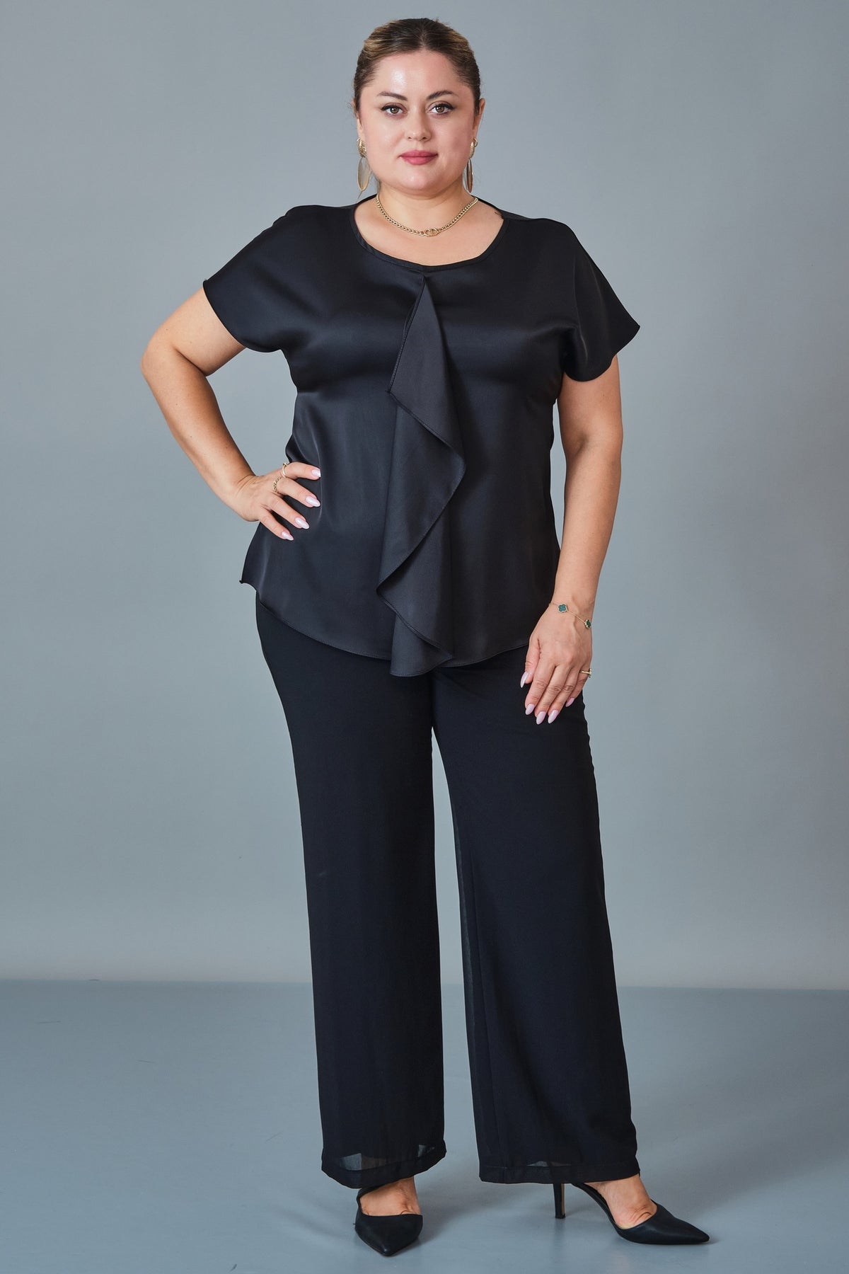 Kifayet - Plus Size Blouse (KFT27K18808)