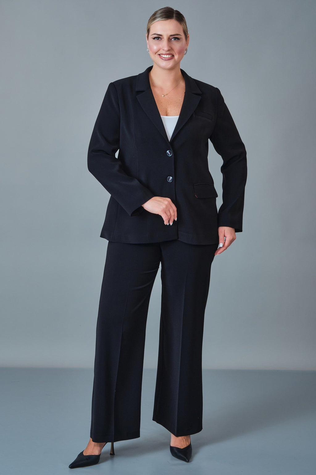 Salkim - Plus Size Suit (SAL27K66527BB) - 8690200256097