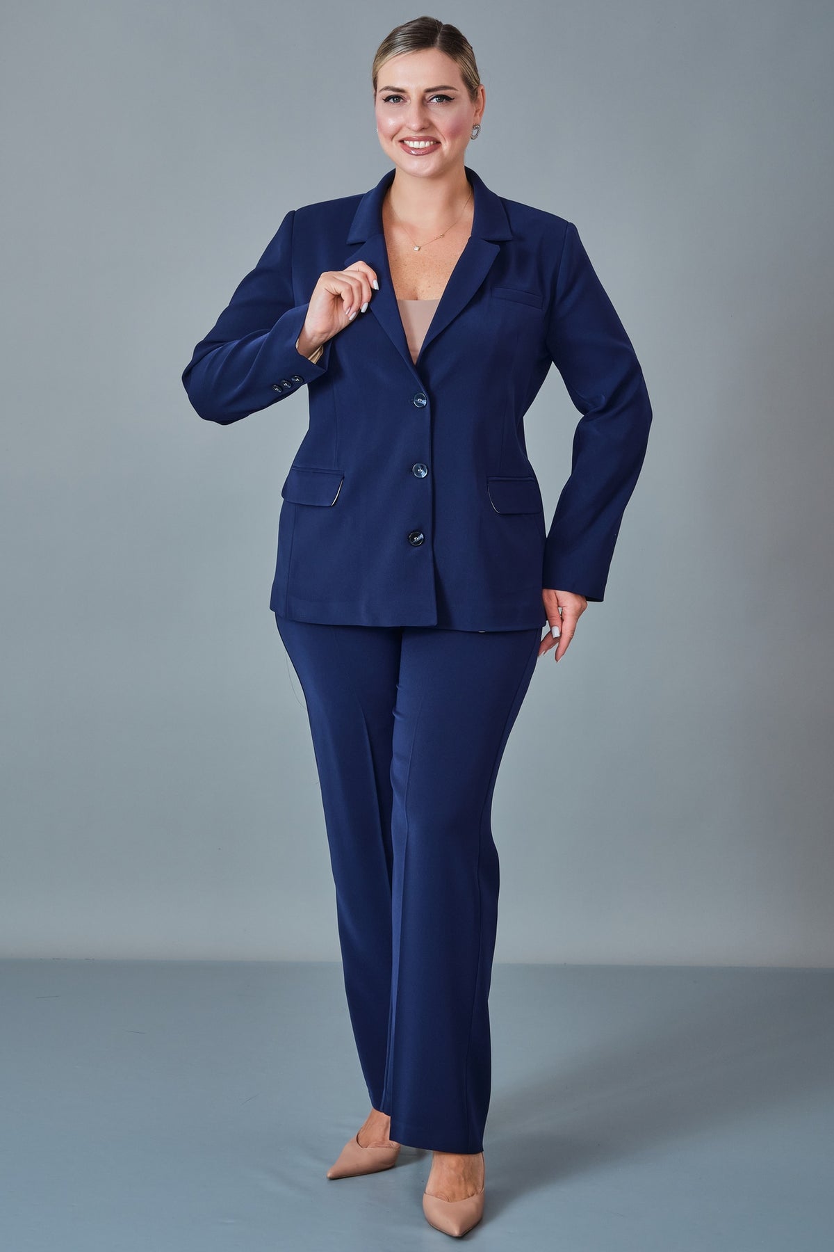 Salkim - Plus Size Suit (SAL27K66527BB) - 8690200256103