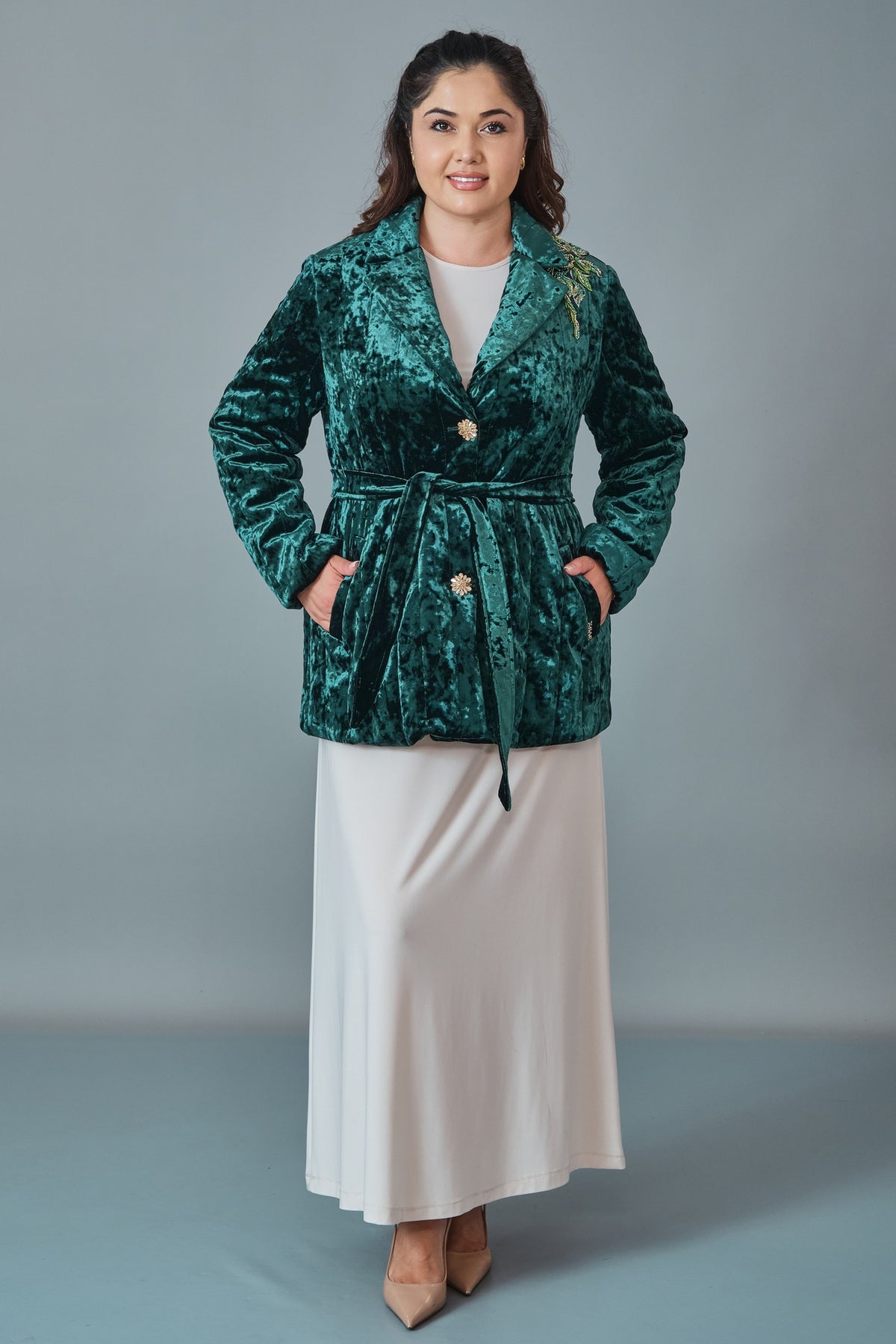 Ksas - Plus Size Cardigan (KSASEH-71)