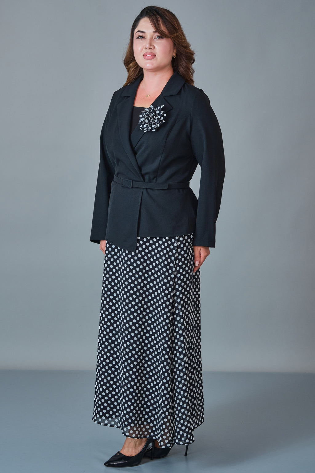 Dress Port - Plus Size Suit (DSP27K3683) - 8690200256370