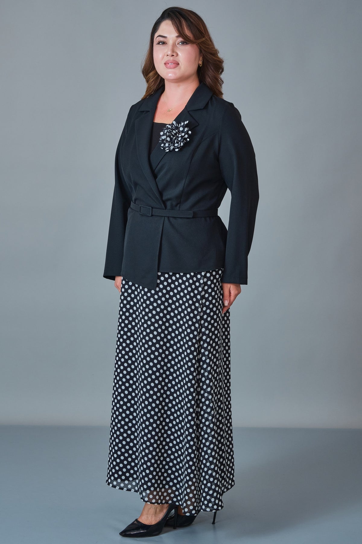 Dress Port - Plus Size Suit (DSP27K3683) - 8690200256370
