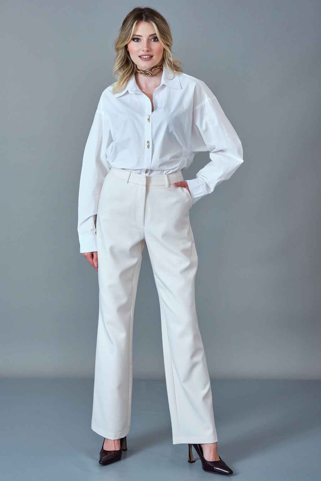 Diagonal - Regular Size Trousers (DGN27K90217)
