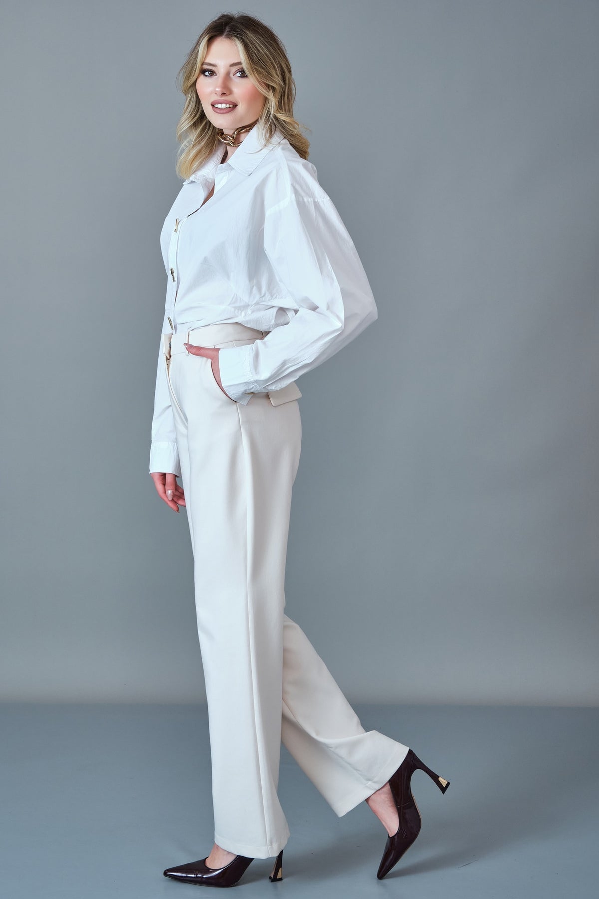 Diagonal - Regular Size Trousers (DGN27K90217)