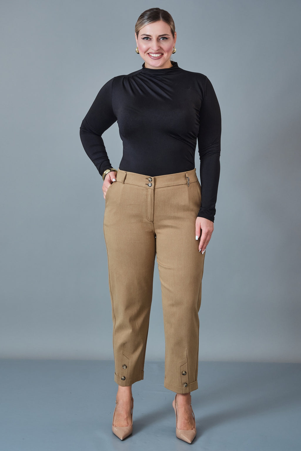 Elitline - Plus Size Trousers (ELT27K1-60-4121)