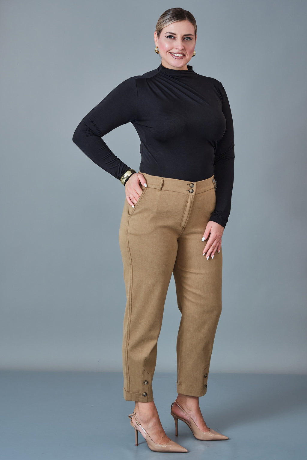 Elitline - Plus Size Trousers (ELT27K1-60-4121)