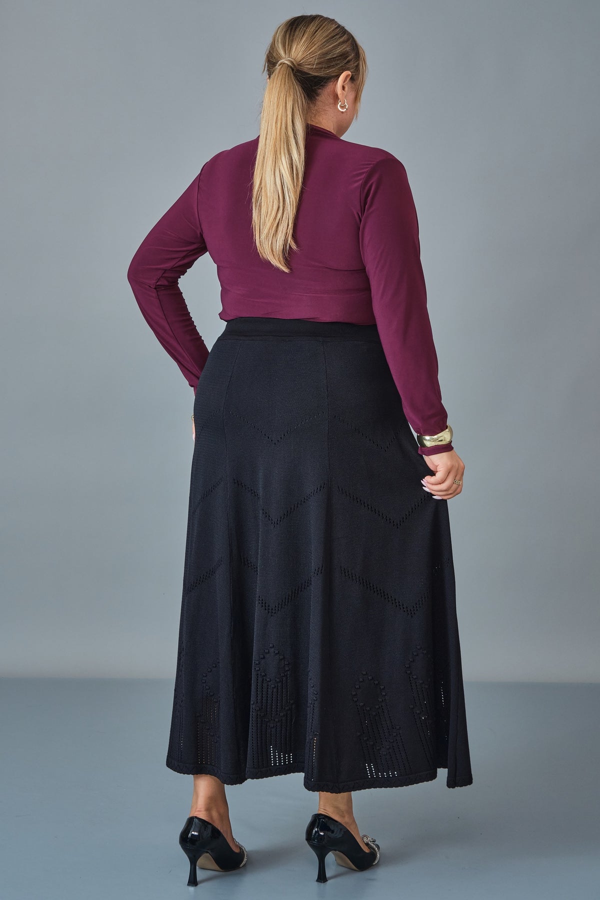 Desender - Plus Size Skirt (DES27K5557)