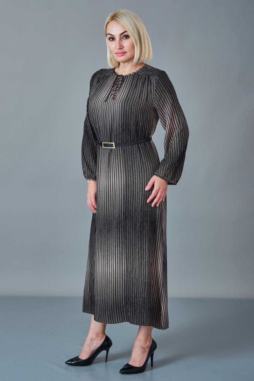 Revaro - Regular Size Dress (REV27KS-9163) - 8690200258022