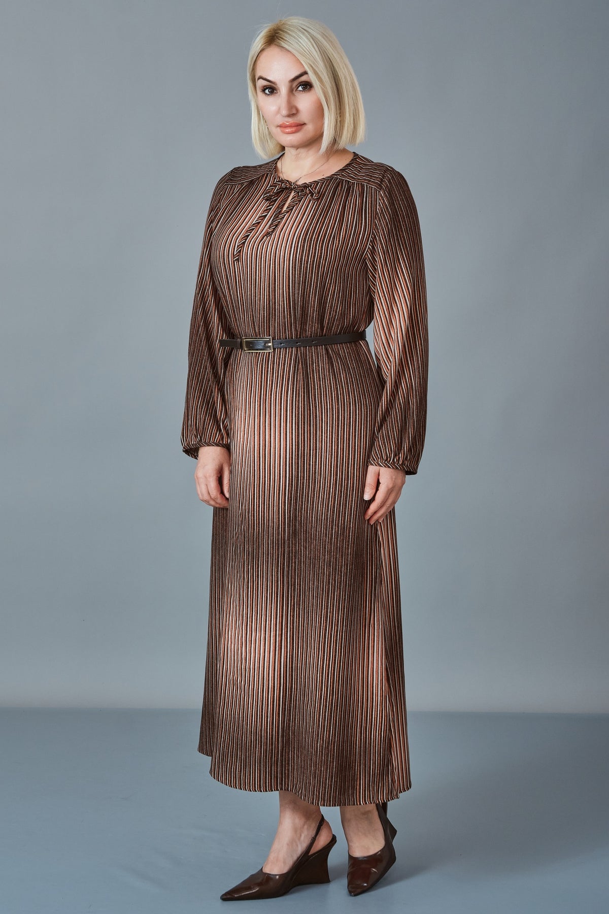 Revaro - Regular Size Dress (REV27KS-9163) - 8690200258039