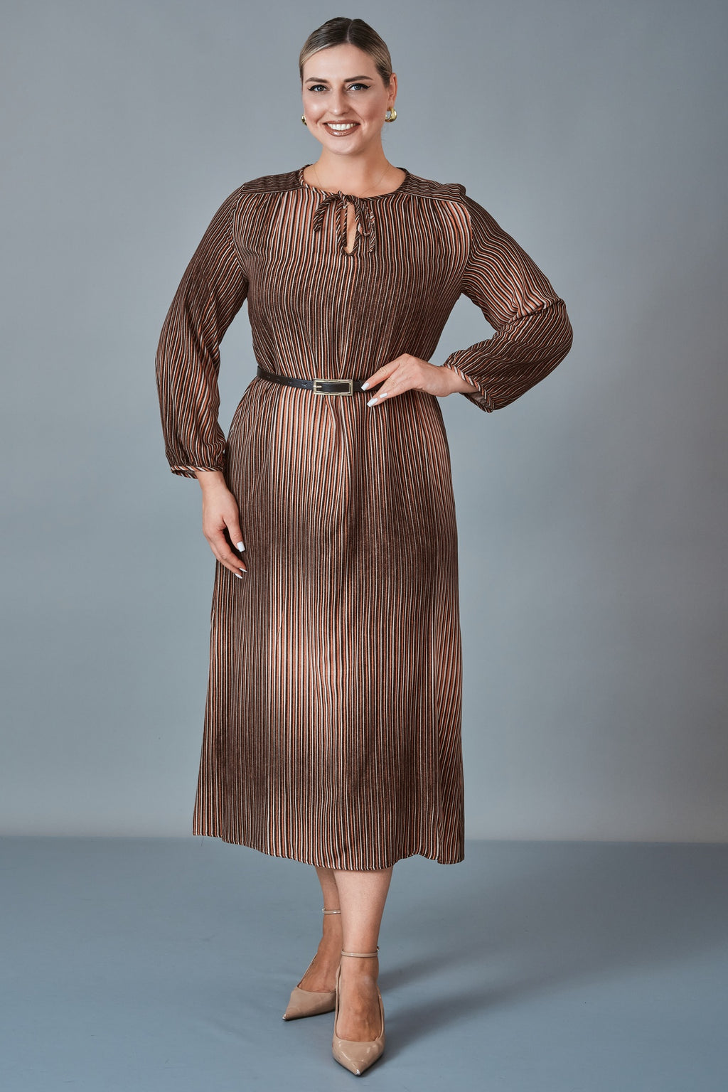 Revaro - Plus Size Dress (REV27KBS-2726) - 8690200258053