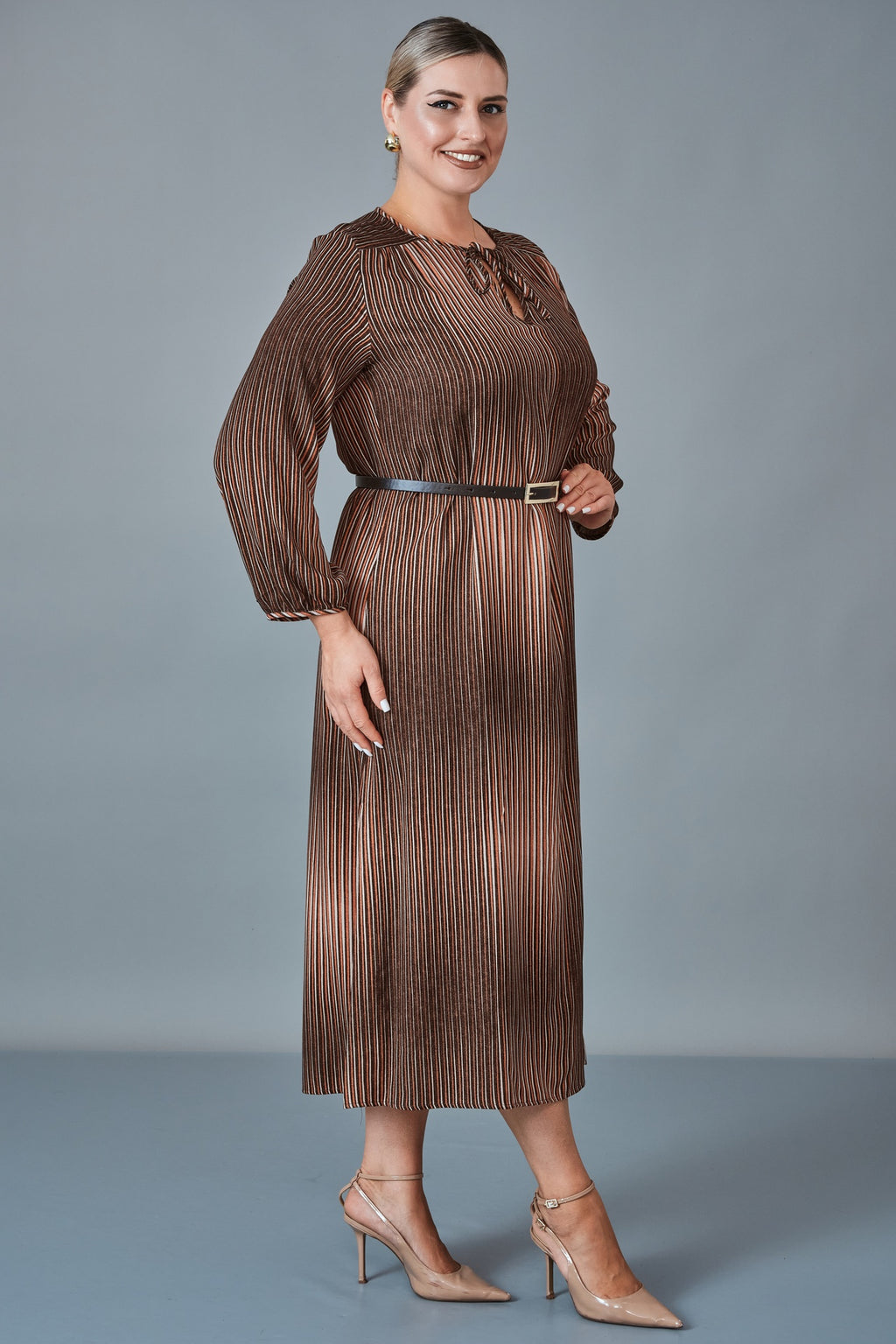 Revaro - Plus Size Dress (REV27KBS-2726) - 8690200258053