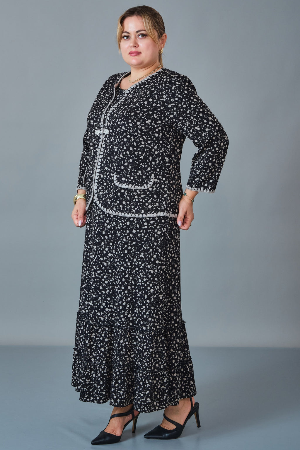 Gumanize - Plus Size Dress (GMZ2027-22-8496) - 8690200258077