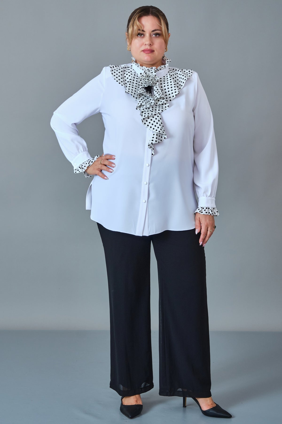 Kifayet - Plus Size Shirt (KFT27K18802)