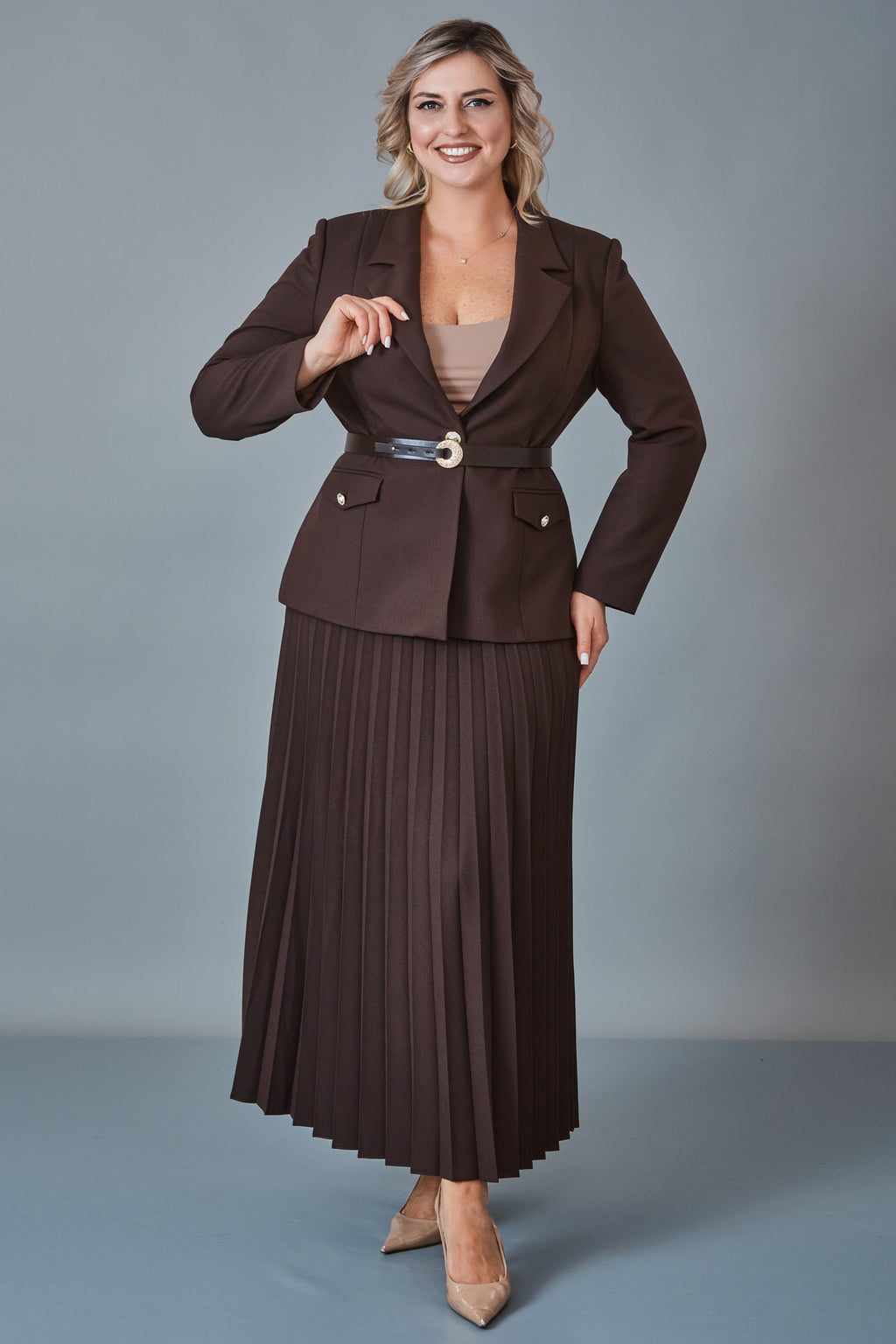 Meira - Plus Size Suit (MEI27K8615) - 8690200258473