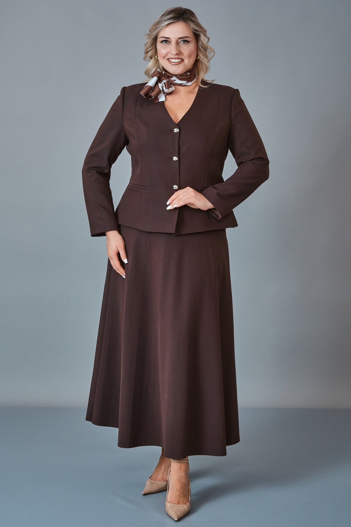 Meira - Plus Size Suit (MEI27K8645) - 8690200258503