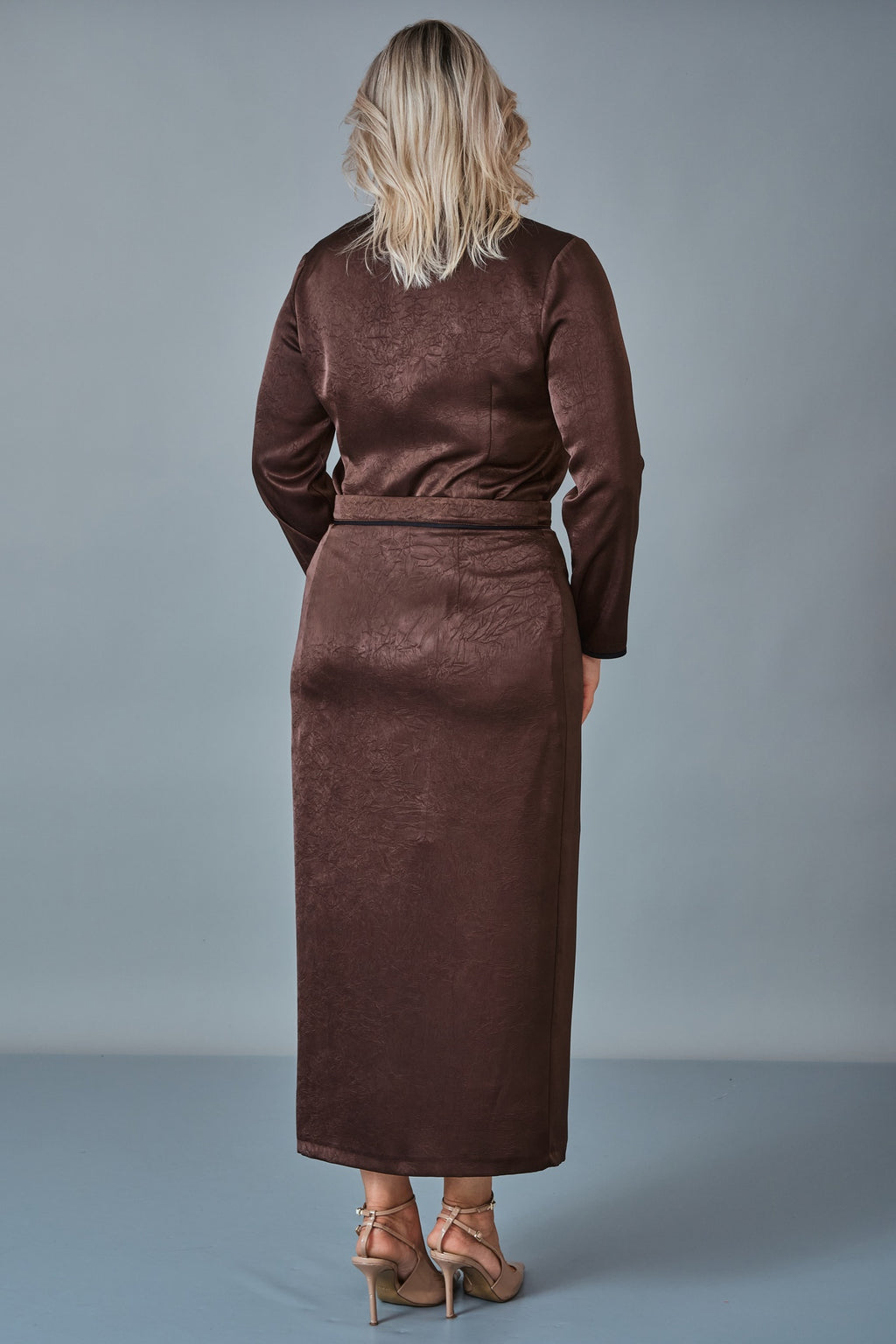Laluce - Plus Size Skirt (L2.K27.EK.2D93) - 8690200258596