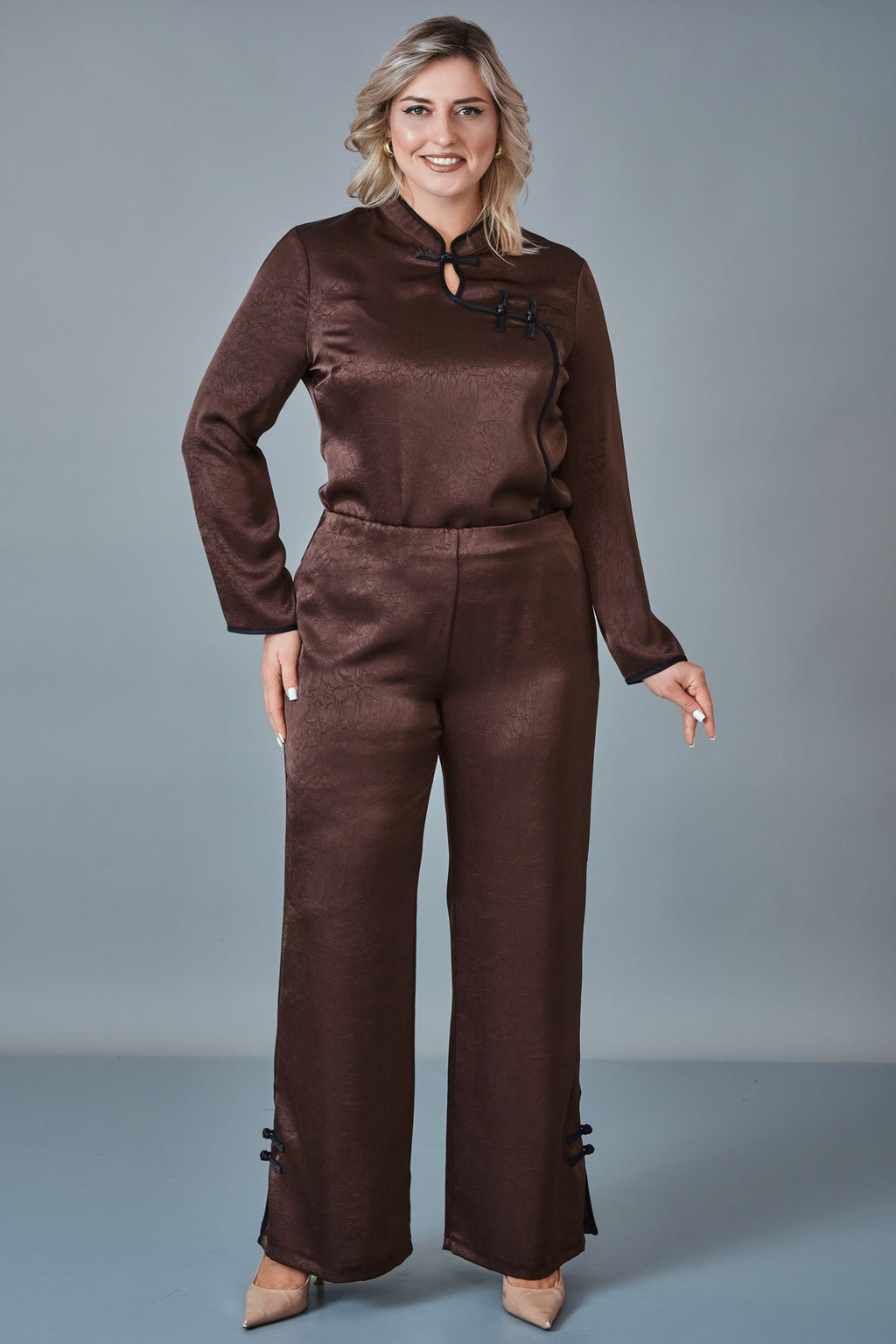 Laluce - Plus Size Trousers (L2.K27.PNT.2P252) - 8690200258626