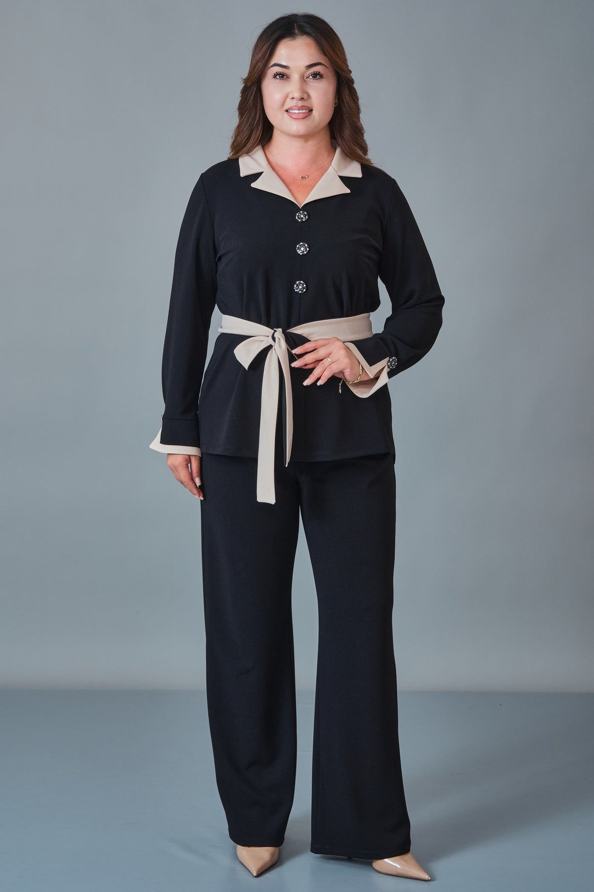 Dress Port - Plus Size Suit (DSP27K3681) - 8690200258848