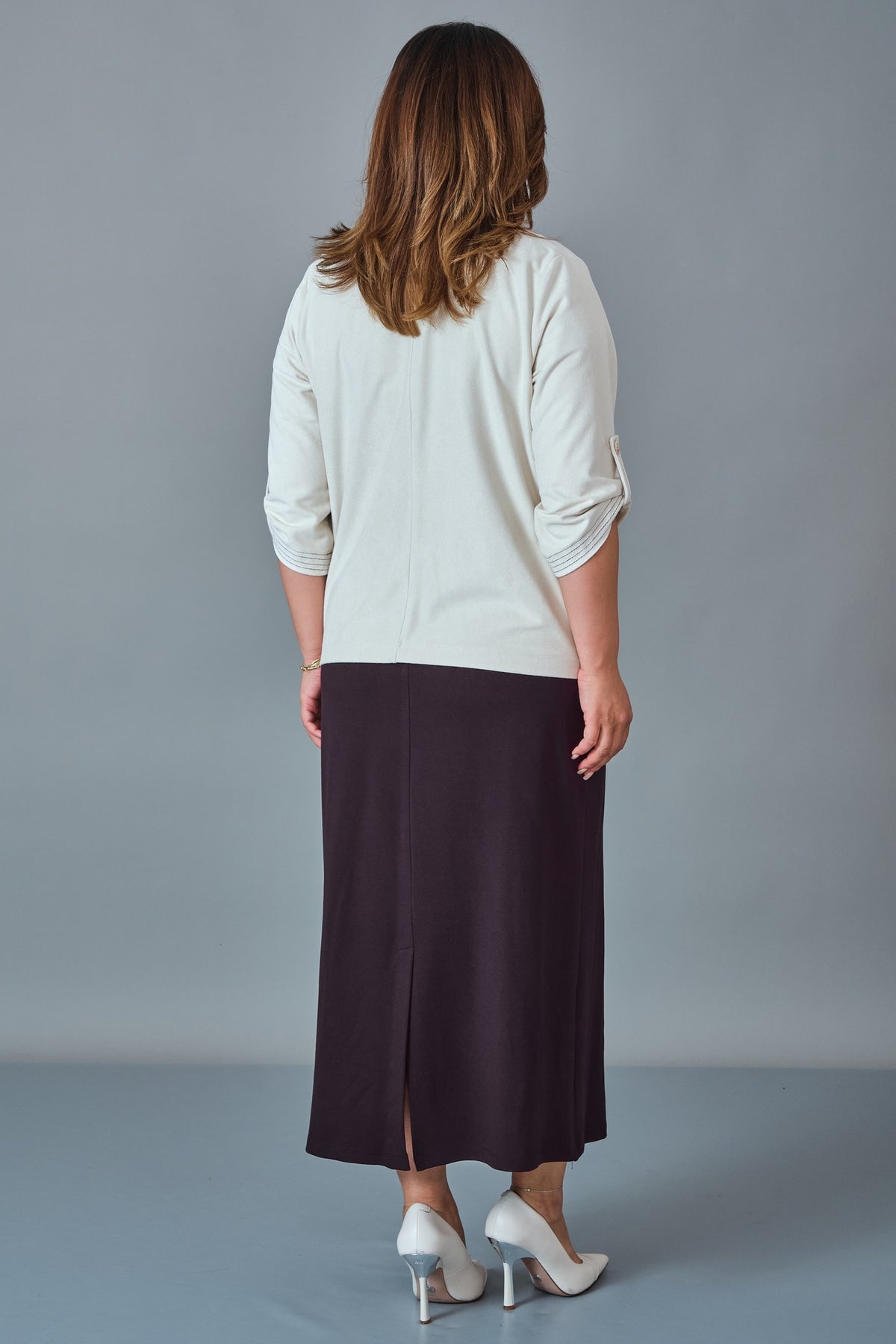 Dress Port - Plus Size Dress (DSP27K3685) - 8690200258886