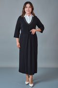 Dress Port - Plus Size Dress (DSP27K5835) - 8690200258893