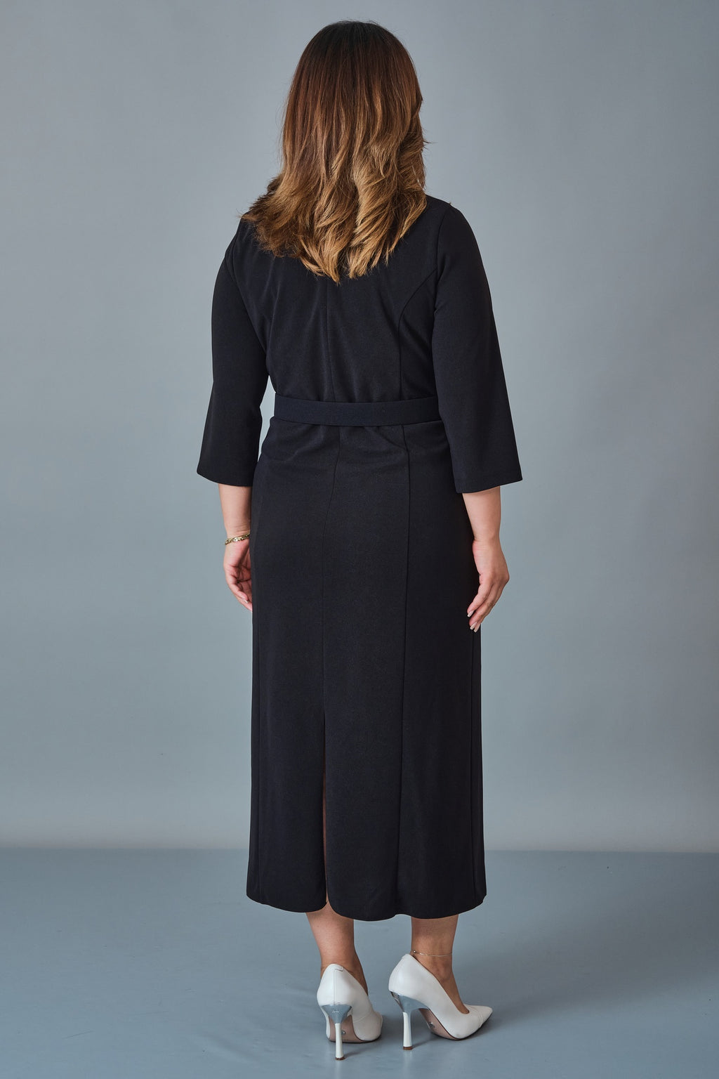Dress Port - Plus Size Dress (DSP27K5835) - 8690200258893