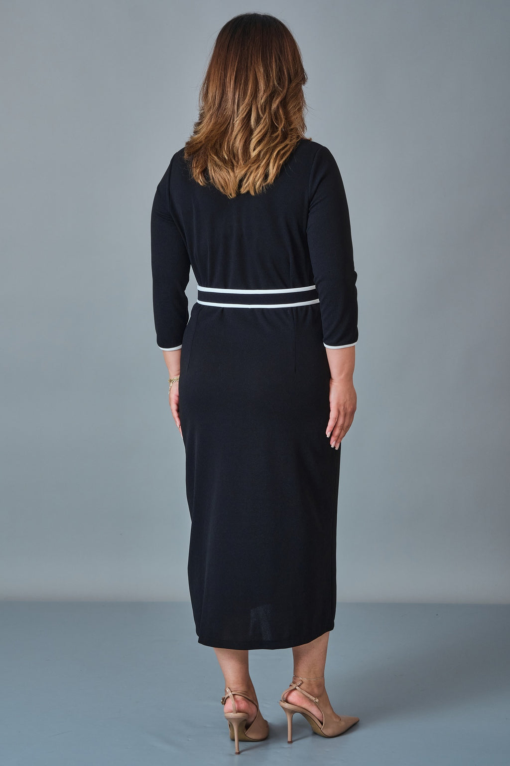 Dress Port - Plus Size Dress (DSP27K5836) - 8690200258909