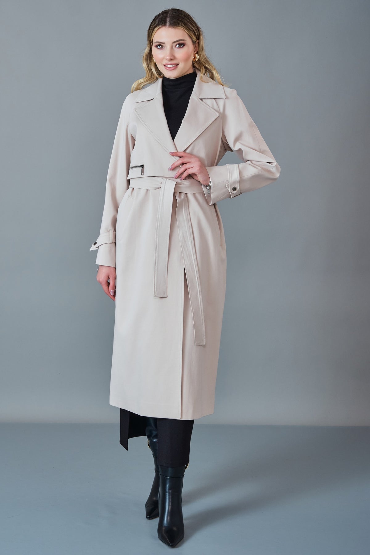 Renata - Regular Size Trench Coat (REN27KP3422)
