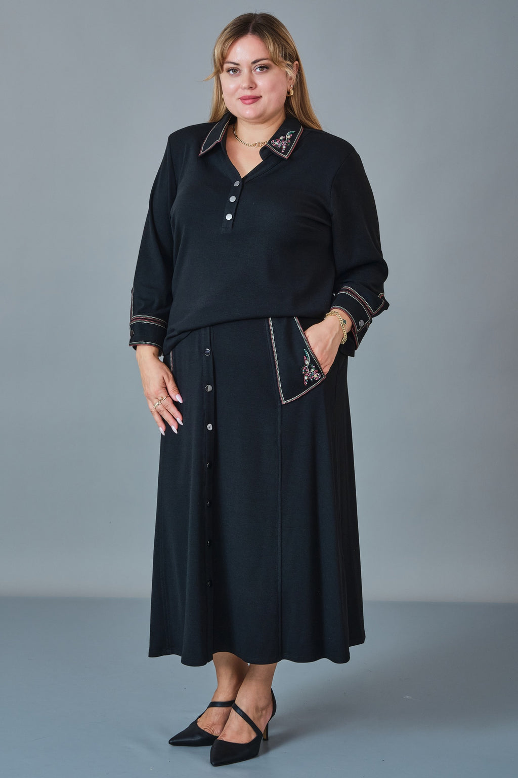 Gumanize - Plus Size Suit (GMZTK213-5054)