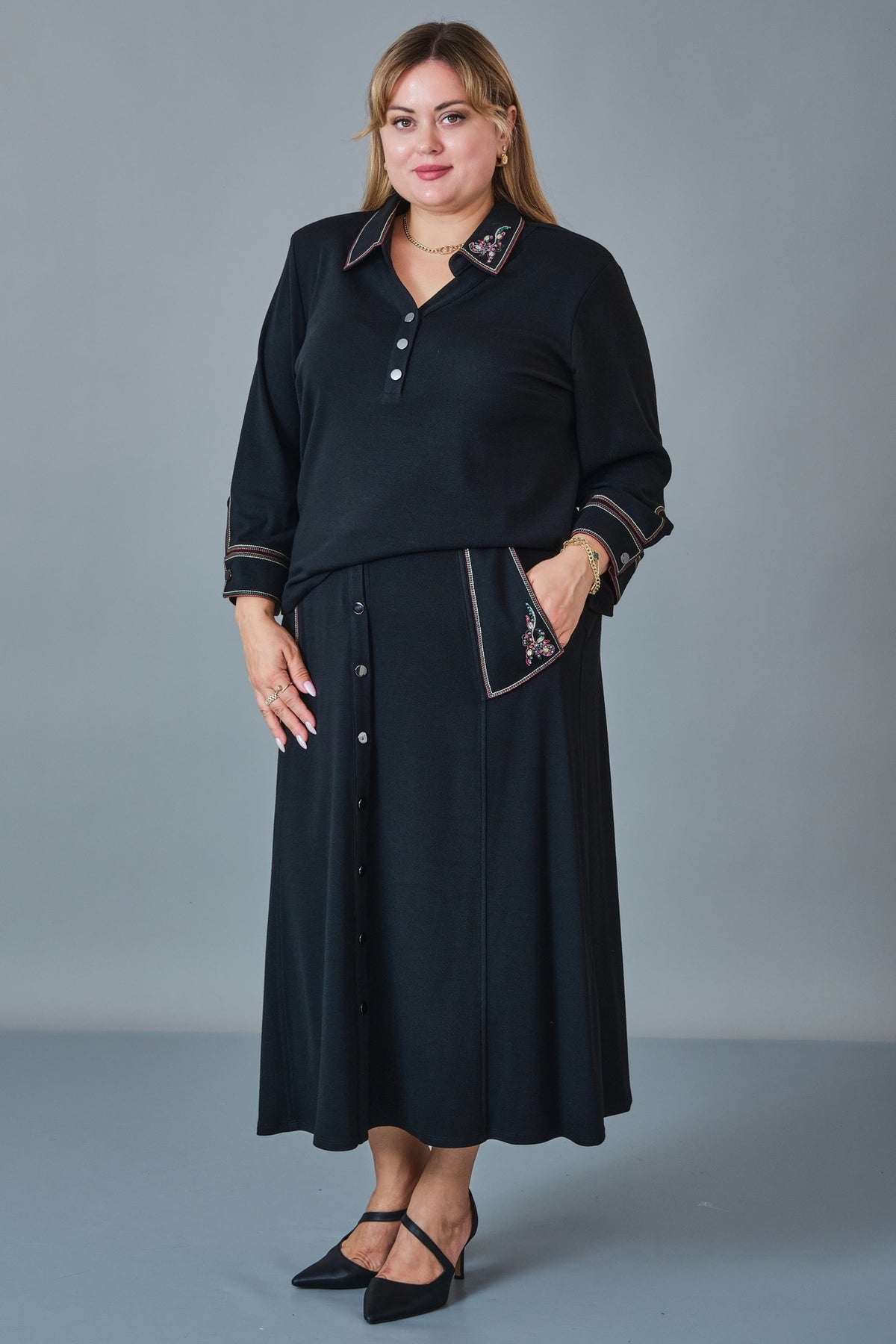 Gumanize - Plus Size Suit (GMZTK213-5054)