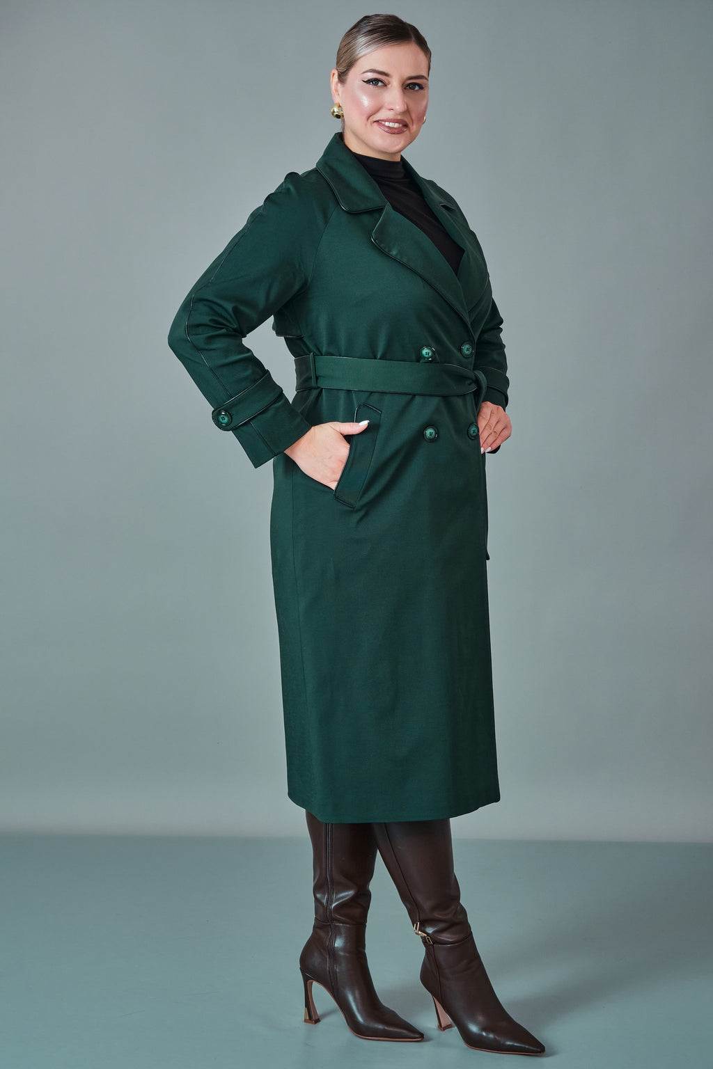 Vivaldi - Plus Size Trench Coat (VVL27K4635XL)