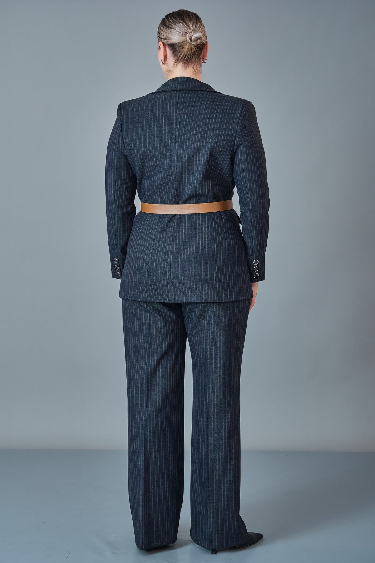 Hatunca - Plus Size Suit (HTC27K184075BB)