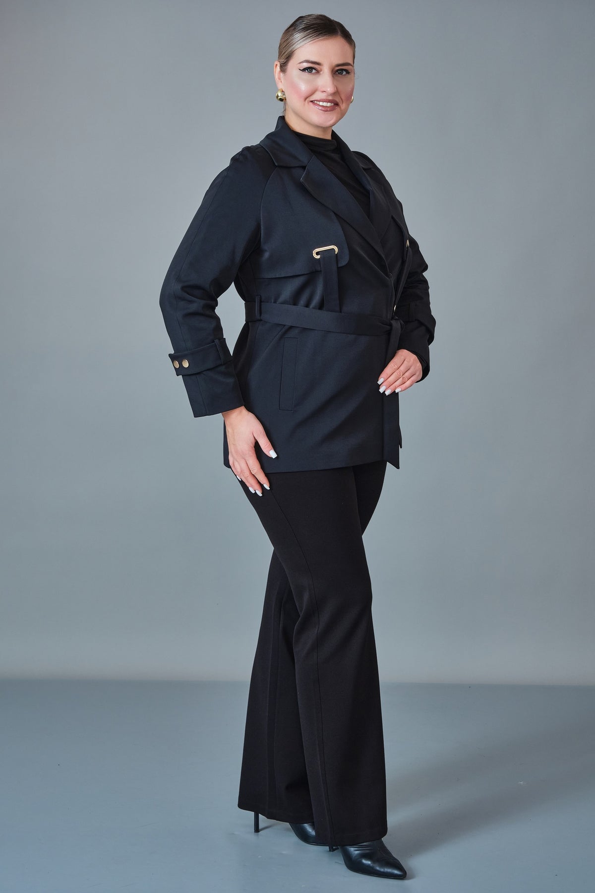 Vivaldi - Plus Size Trench Coat (VVL27K4625XL)