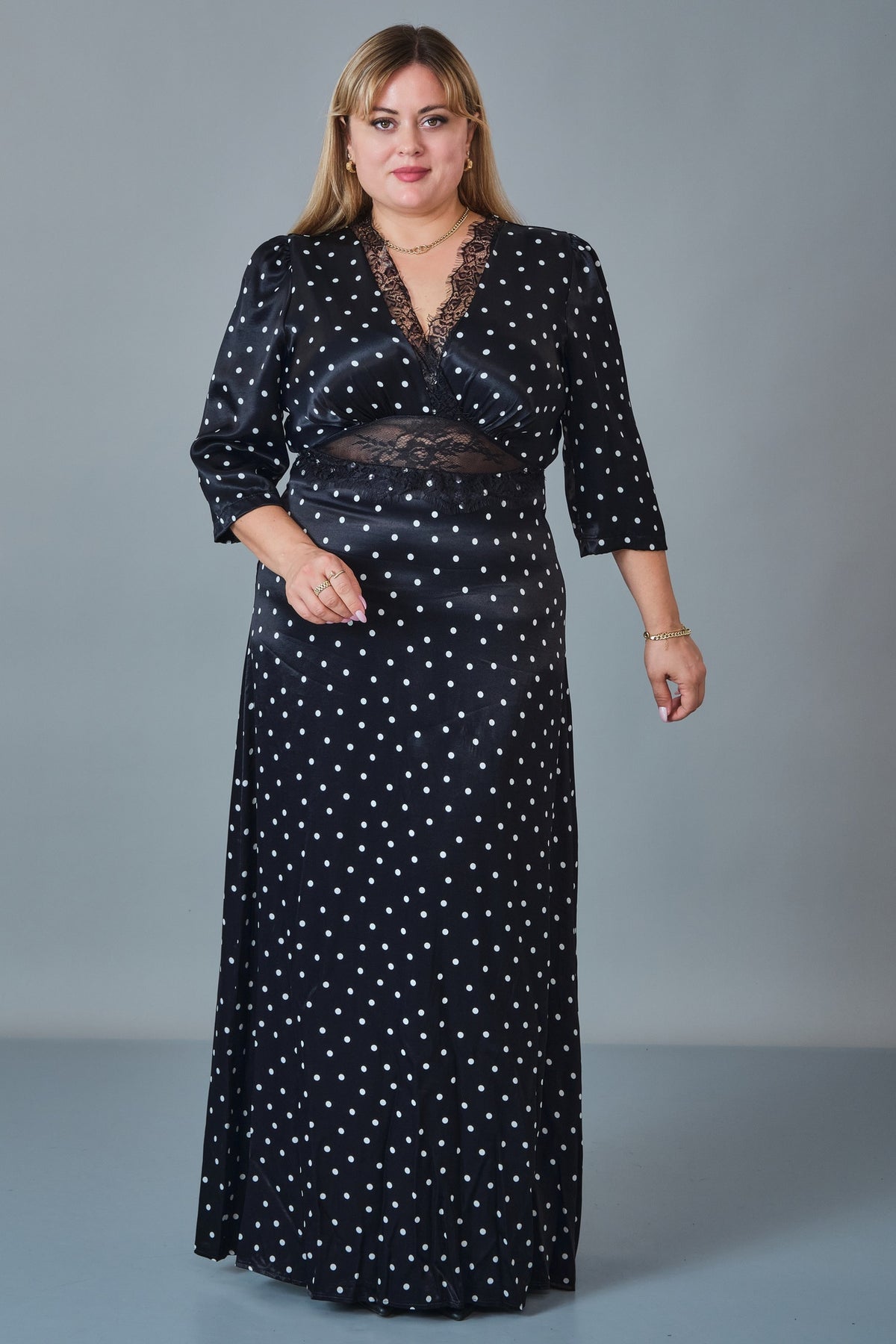 Chiffon Line - Plus Size Dress (CFL27K3532)
