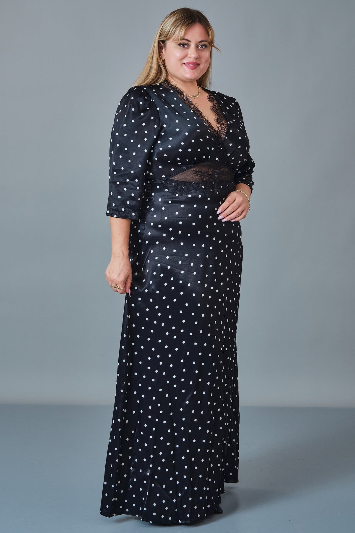 Chiffon Line - Plus Size Dress (CFL27K3532)
