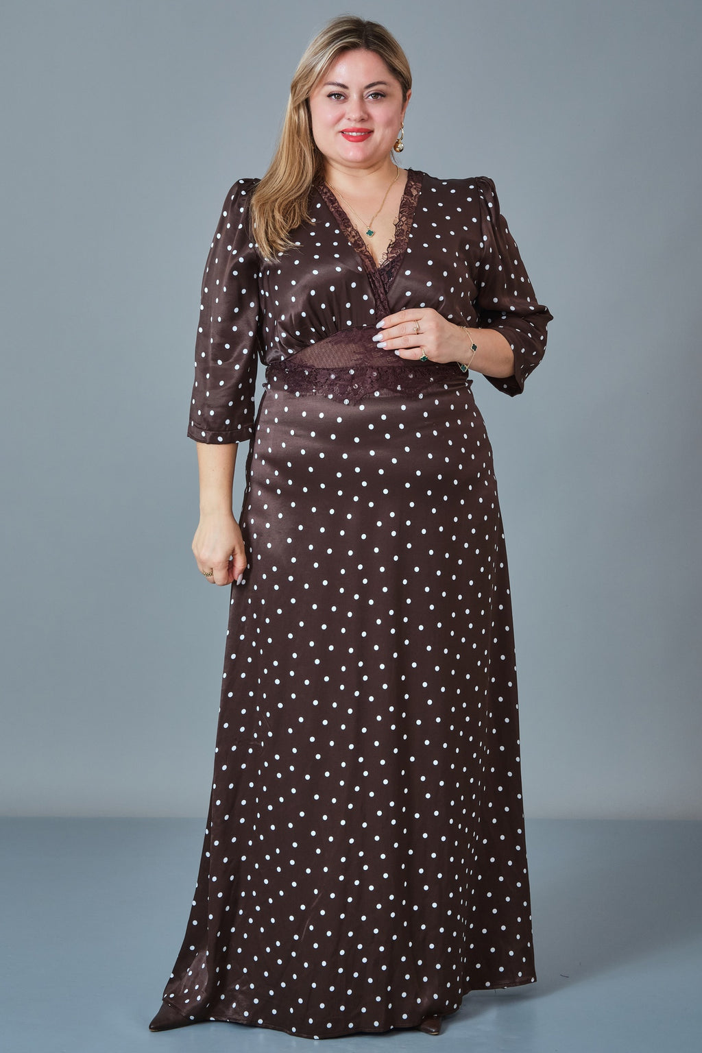 Chiffon Line - Plus Size Dress (CFL27K3532)