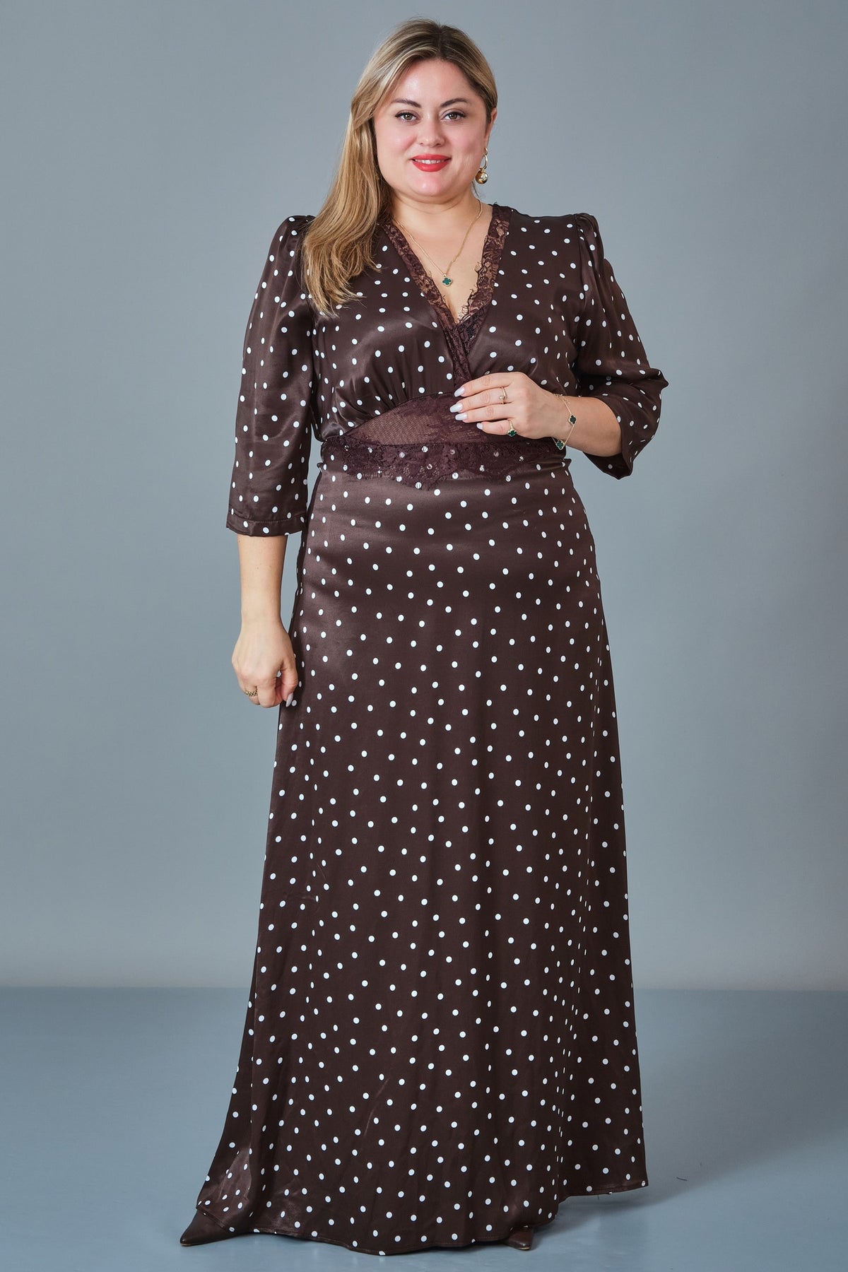 Chiffon Line - Plus Size Dress (CFL27K3532)