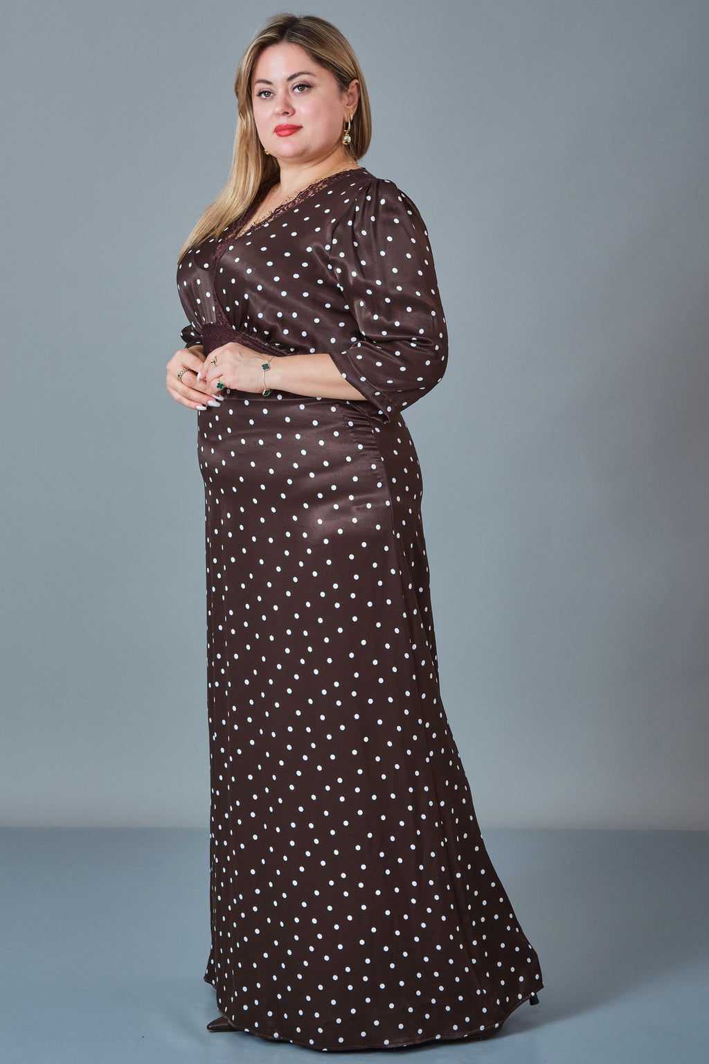 Chiffon Line - Plus Size Dress (CFL27K3532)