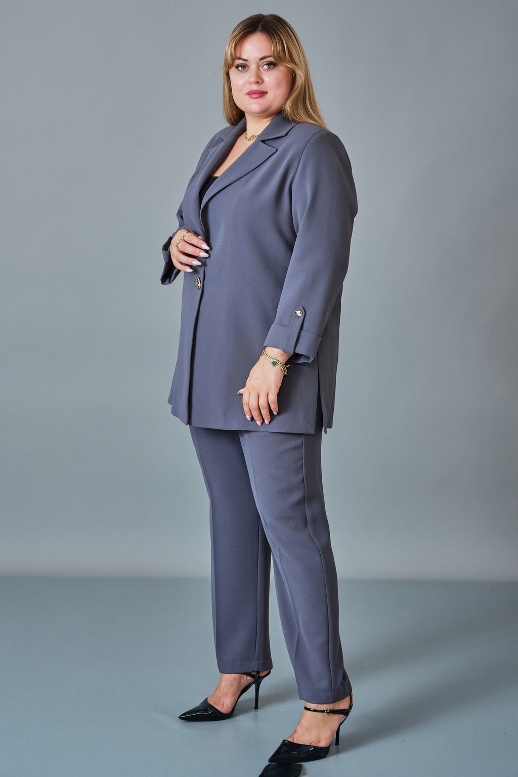 Chiffon Line - Plus Size Suit (CFL27K3525)