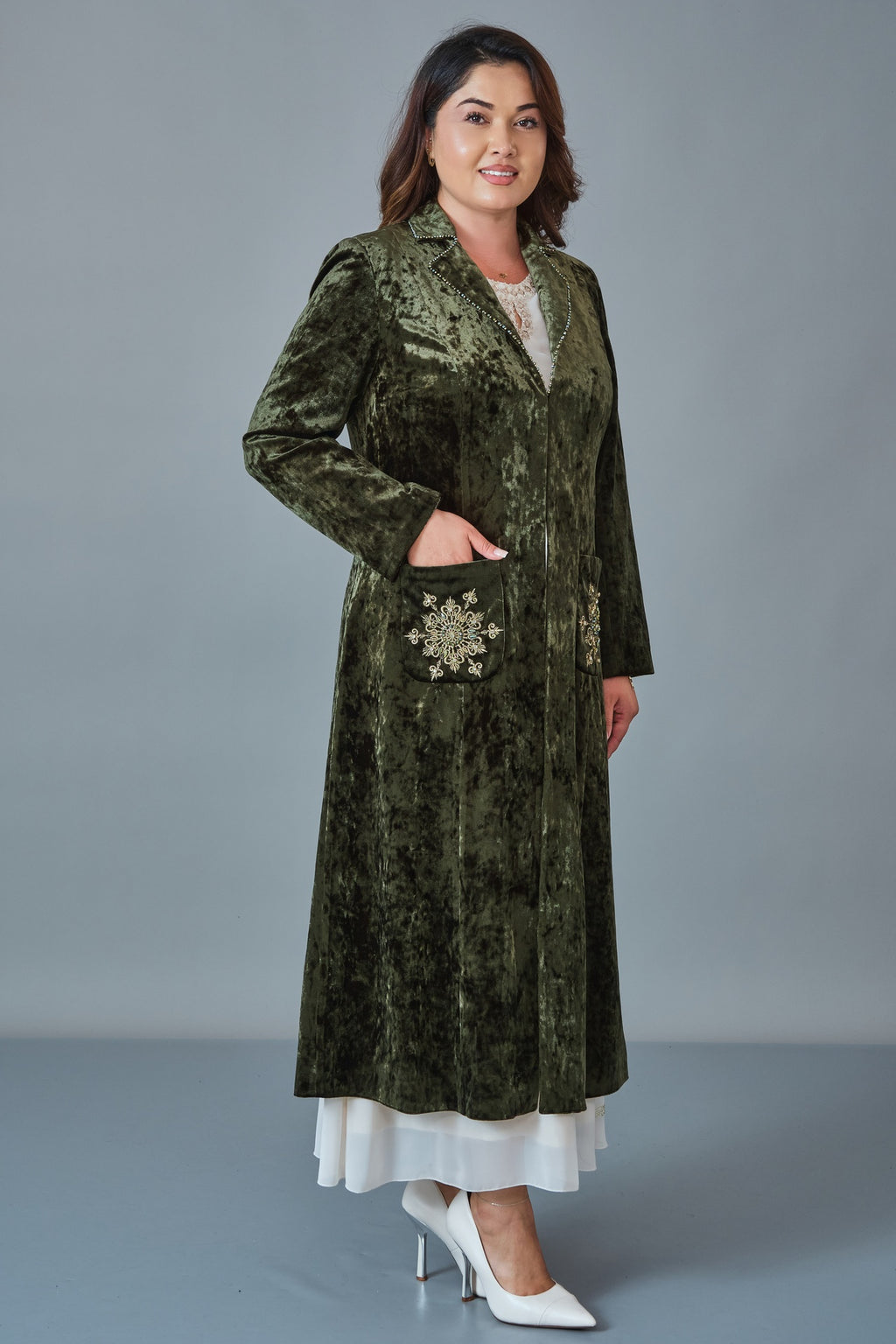 Ksas - Plus Size Cardigan (KSS27K4206)