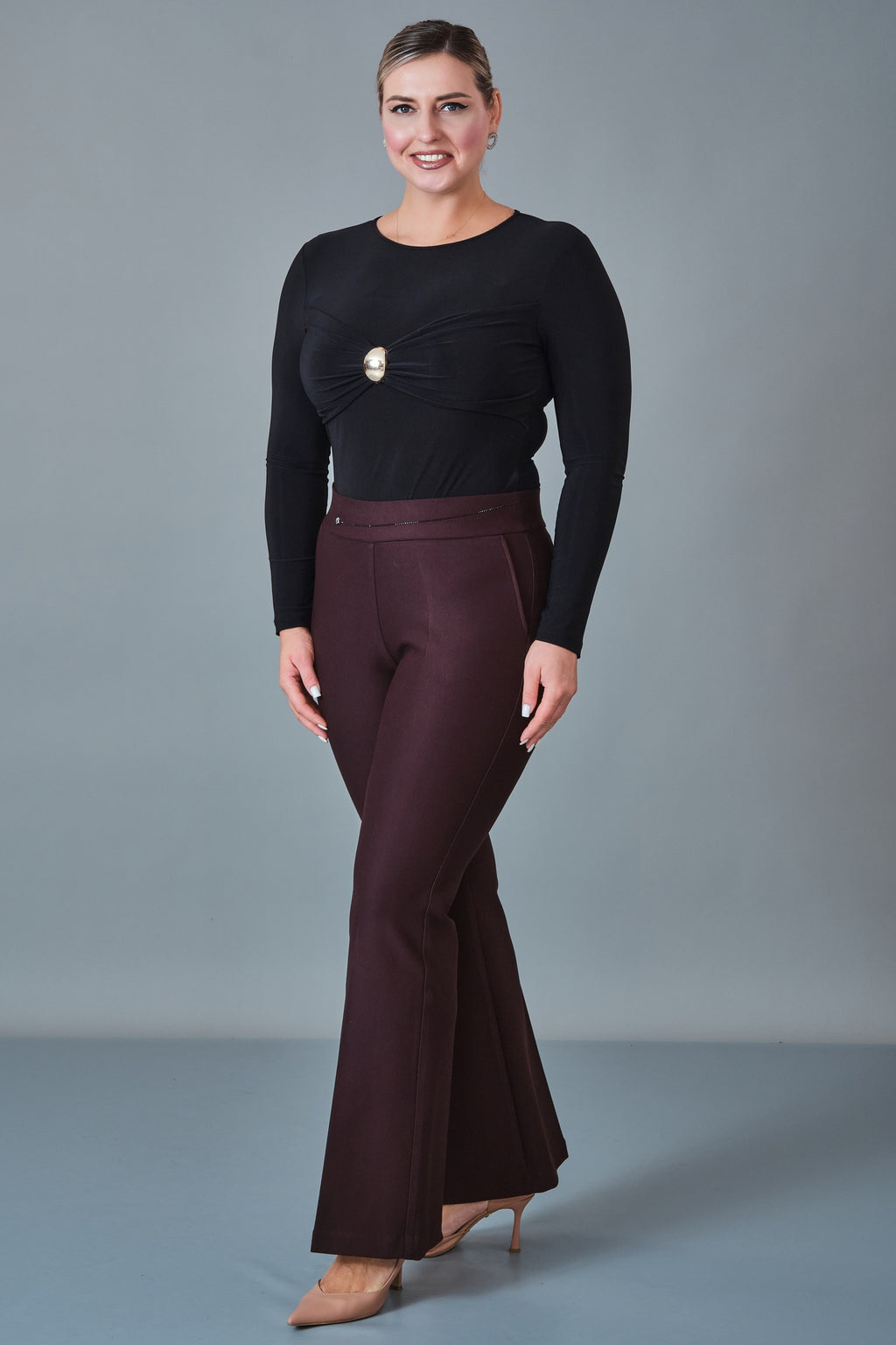 Elitline - Plus Size Trousers (ELT27K1-01-4144)