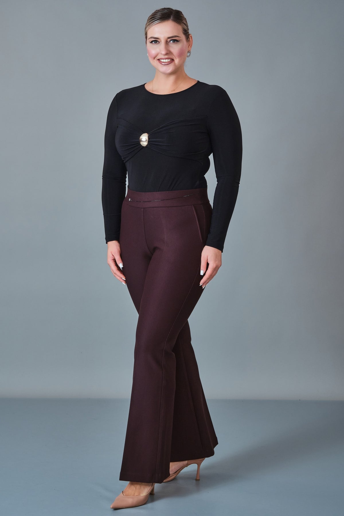 Elitline - Plus Size Trousers (ELT27K1-01-4144)
