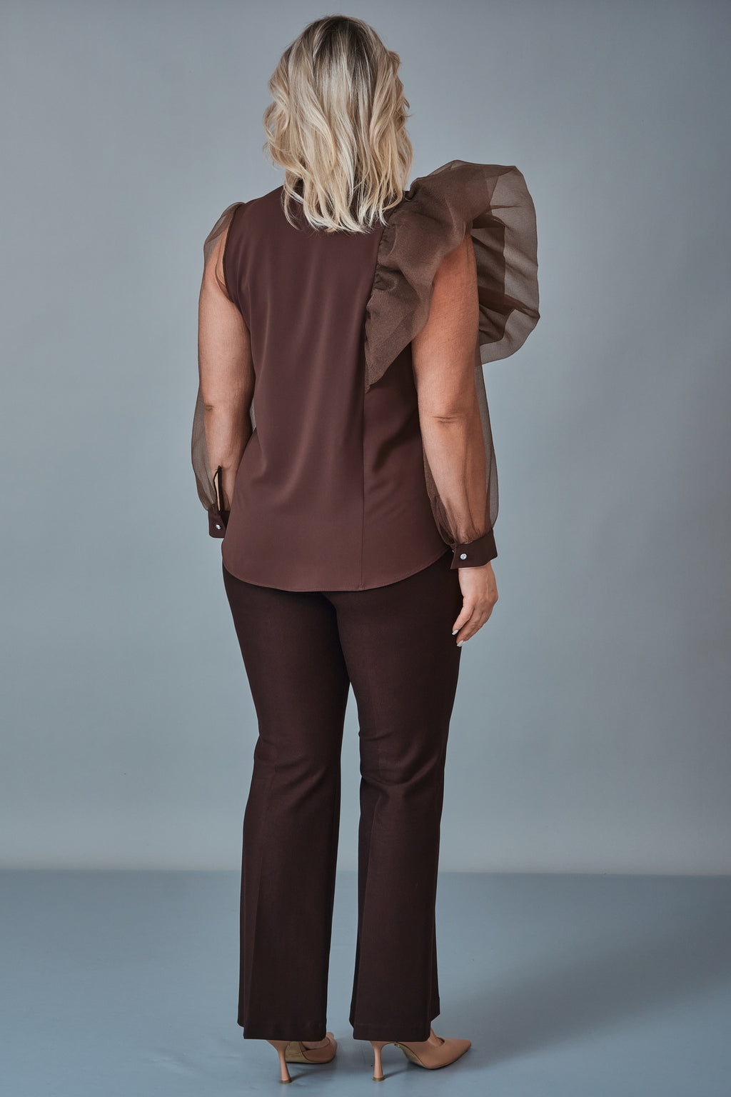 Modalinda - Plus Size Blouse (MDL27K51156)