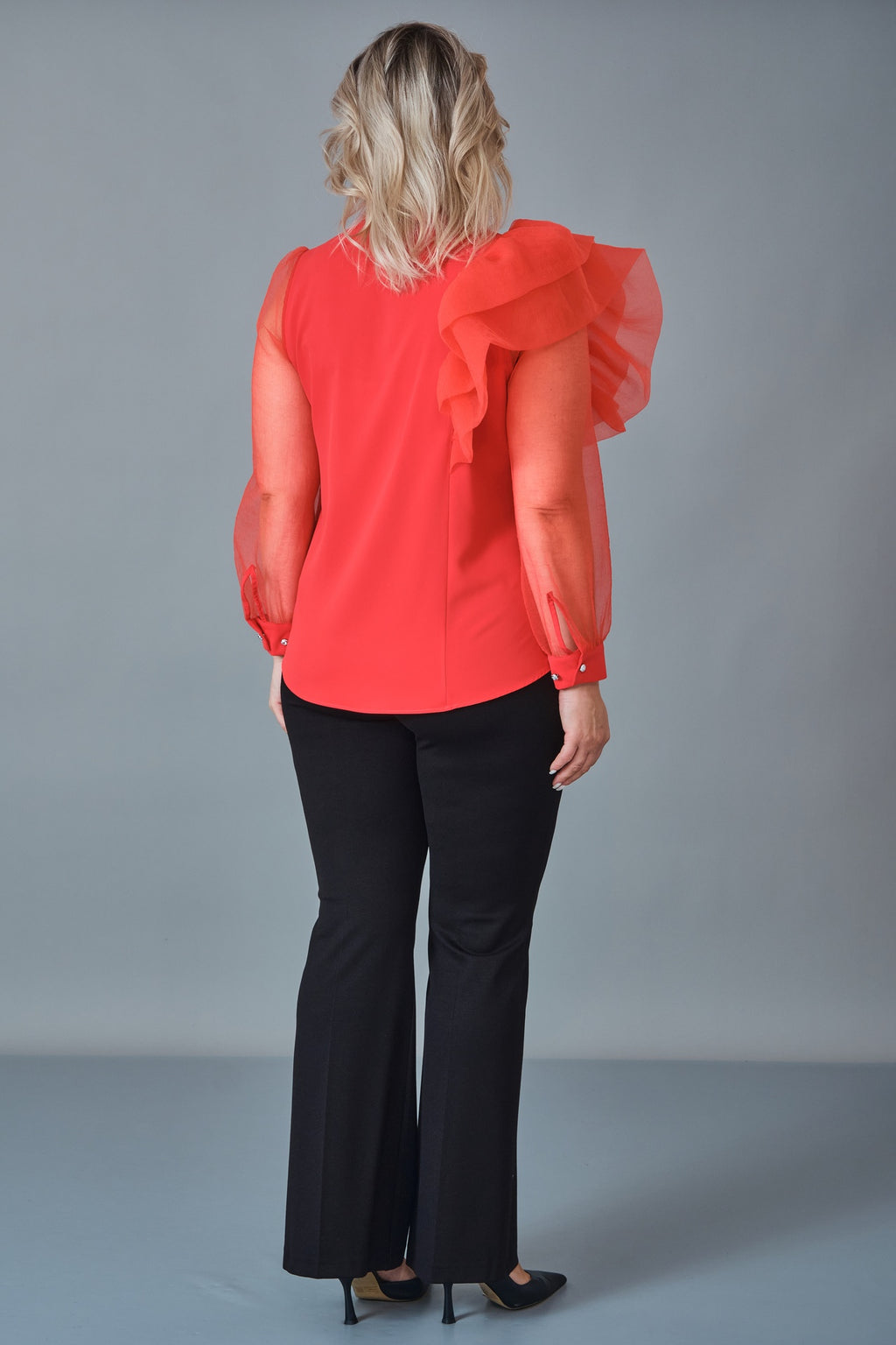 Modalinda - Plus Size Blouse (MDL27K51156)