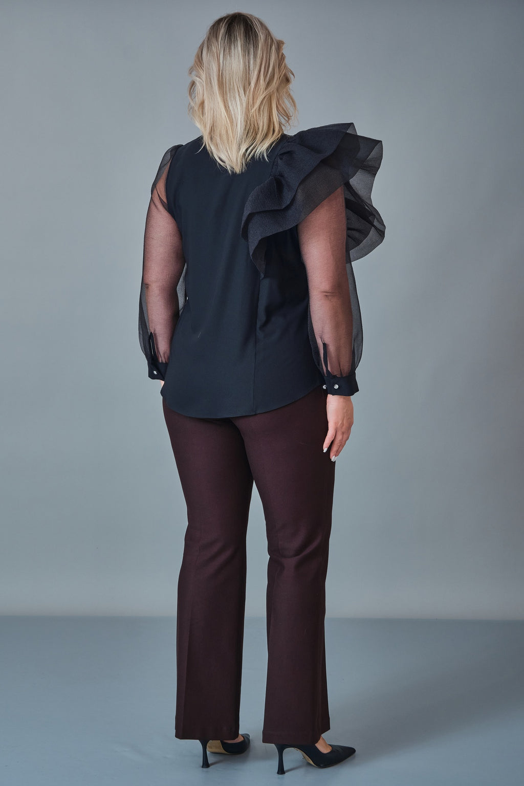 Modalinda - Plus Size Blouse (MDL27K51156)