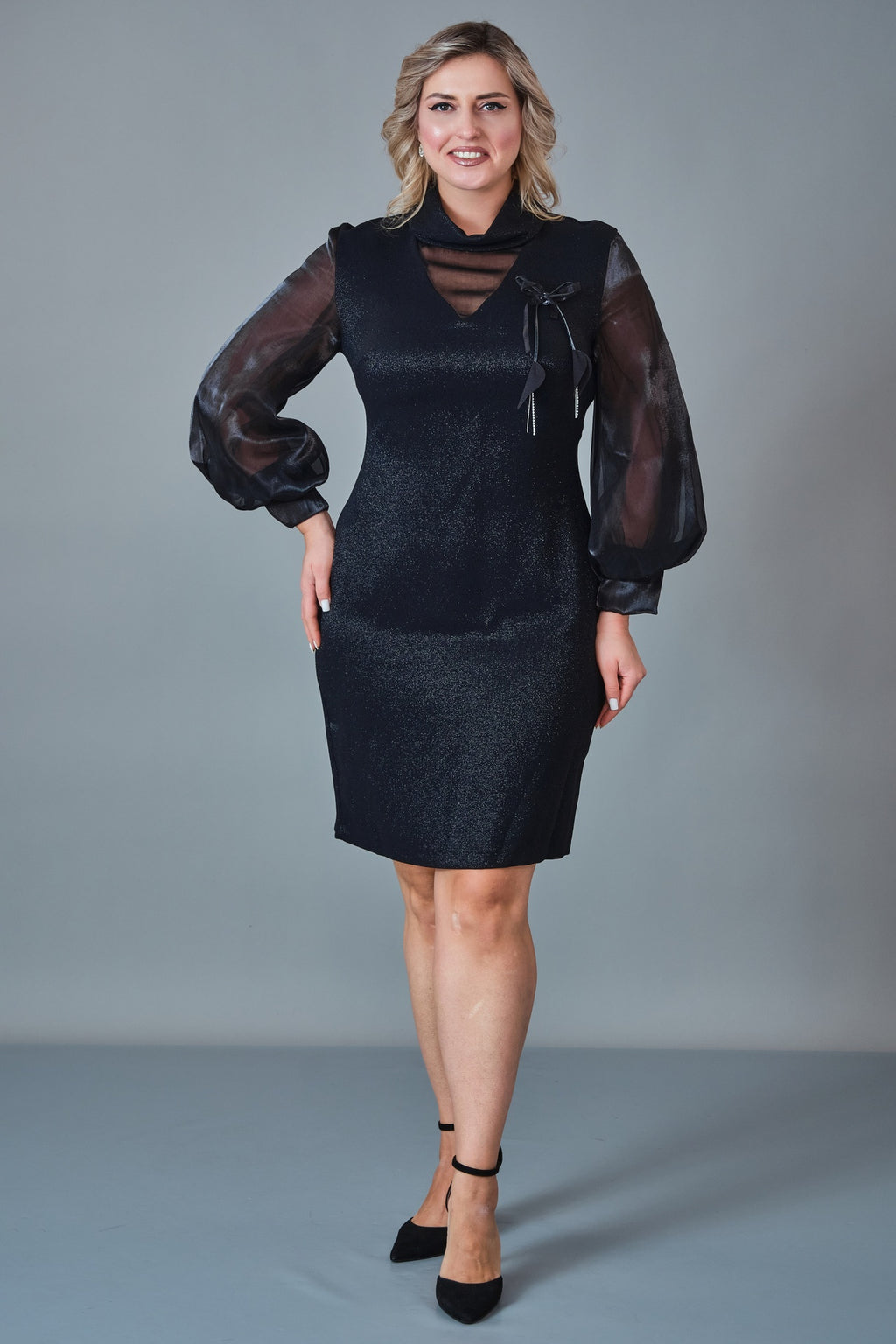 Modalinda - Plus Size Dress (MDL27K8380)