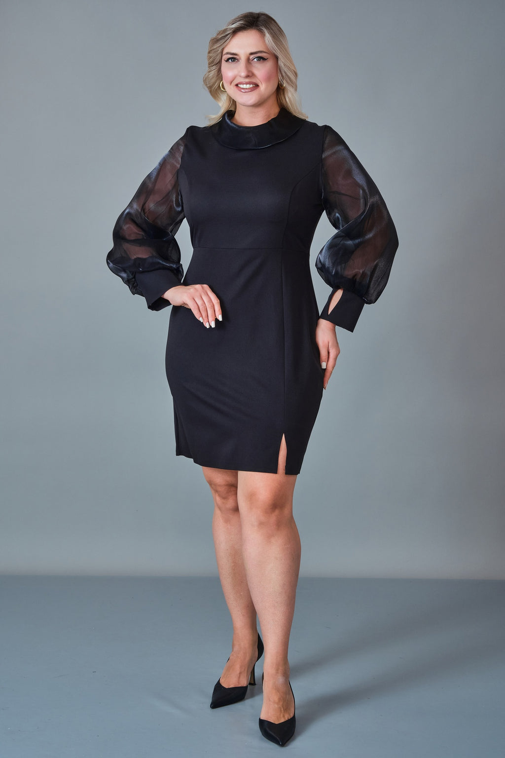 Modalinda - Plus Size Dress (MDL27K8382)